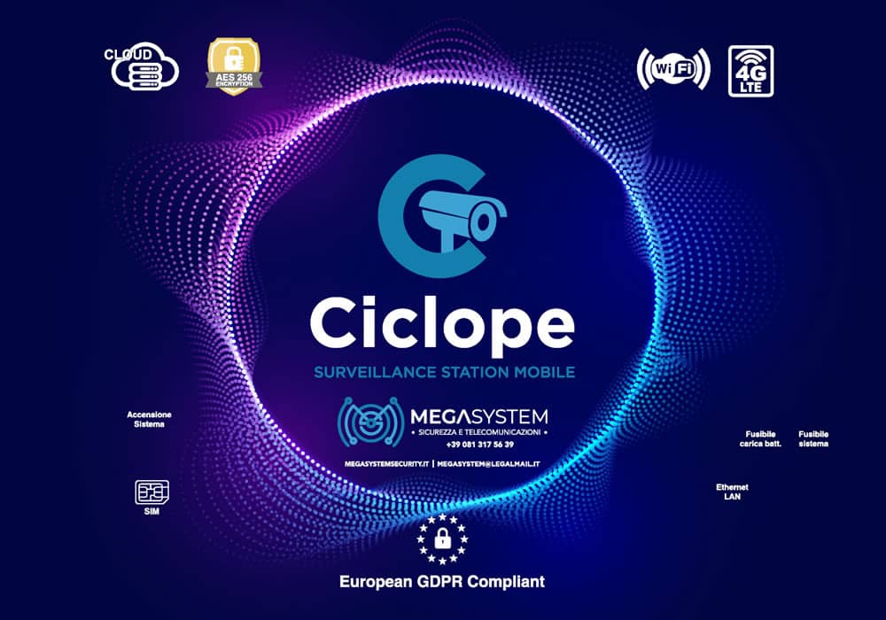 Ciclope - Stazione Mobile di Videosorveglianza - MEGASYSTEM